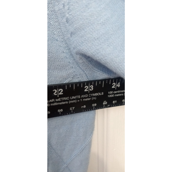 Stafford Mens Short Sleeve Polo Shirt Sz XL Light Blue Diamond Print Golf NWT - Picture 4 of 7